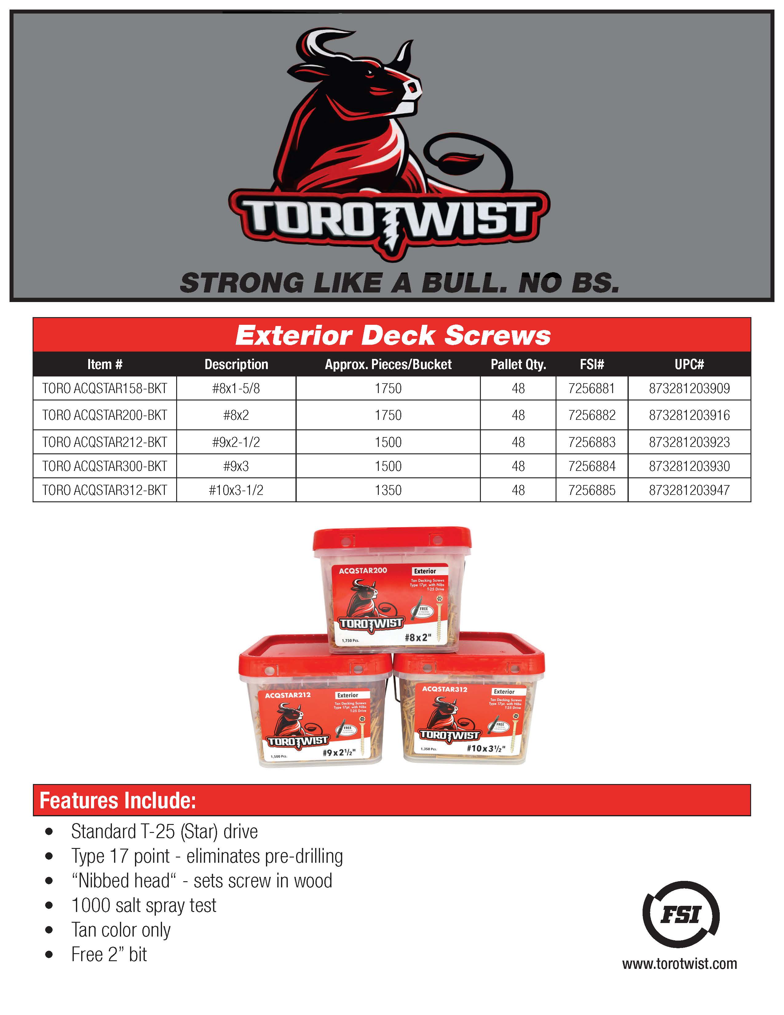 ToroTwist Sell Sheet